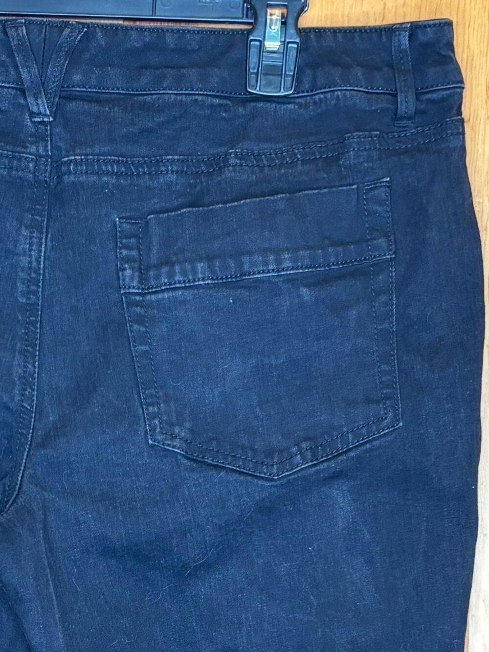 Coldwater Creek Modern Fit Women's Dark Blue Denim Jeans, Size: 16 - Picture 9 of 15